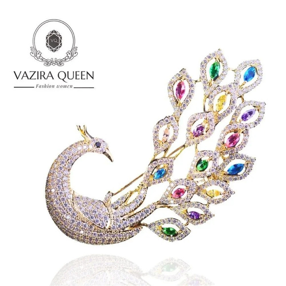 VQ Phoenix Brooch - Picture 1 of 7